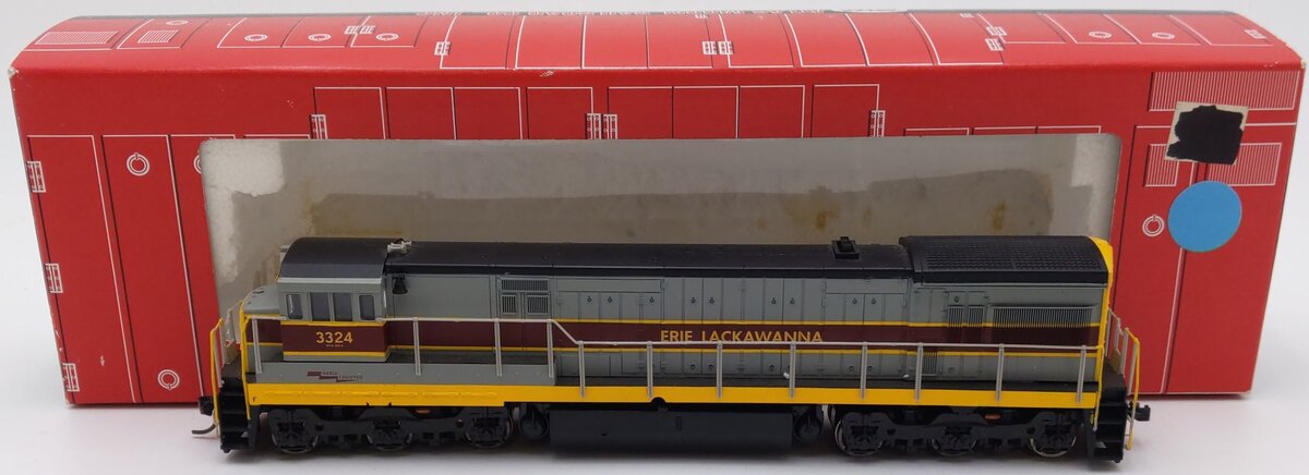 Atlas 8518 HO Erie Lackawanna U36C Diesel Locomotive #3324 VG/Box