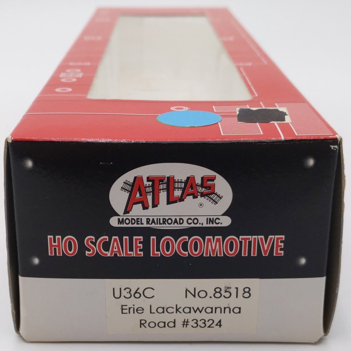 Atlas 8518 HO Erie Lackawanna U36C Diesel Locomotive #3324 VG/Box