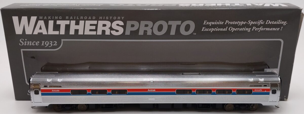Walthers 920-11240 HO Scale Amtrak 85' Amfleet I Amcafe (Phase II) Passenger Car LN/Box