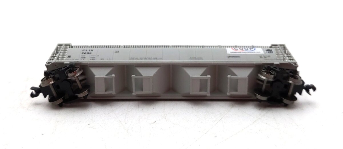 InterMountain 85108-01 Z Scale FLIX 4 Bay Cylindrical Hopper #2603 NIB