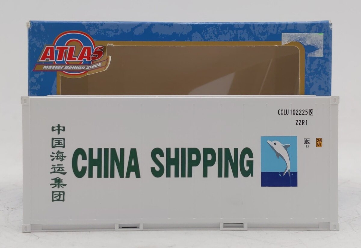 Atlas 3002231-2 O Gauge CCLU China Shipping 20' Refrigerated Container #1022259 LN/Box