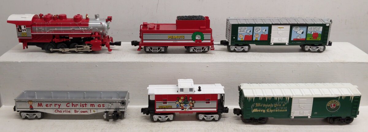 Lionel 6-30193 O Gauge Peanuts Christmas Steam Train Set EX/Box