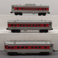 Lionel Vintage O Lionel Lines Passenger Cars: 2442, 2445, 2446 [3] EX