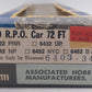 AHM 6442 HO Scale Northern Pacific 72' 1930 RPO Baggage Passenger Car #155 VG/Box