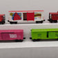 Lionel O Gauge Assorted Freight Cars [5] VG