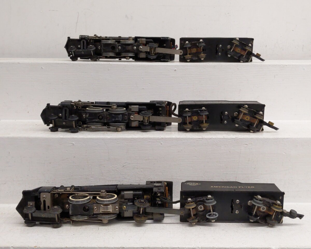 American Flyer 302/302AC S Scale 4-4-2 Atlantic Steam Locomotives [3] VG