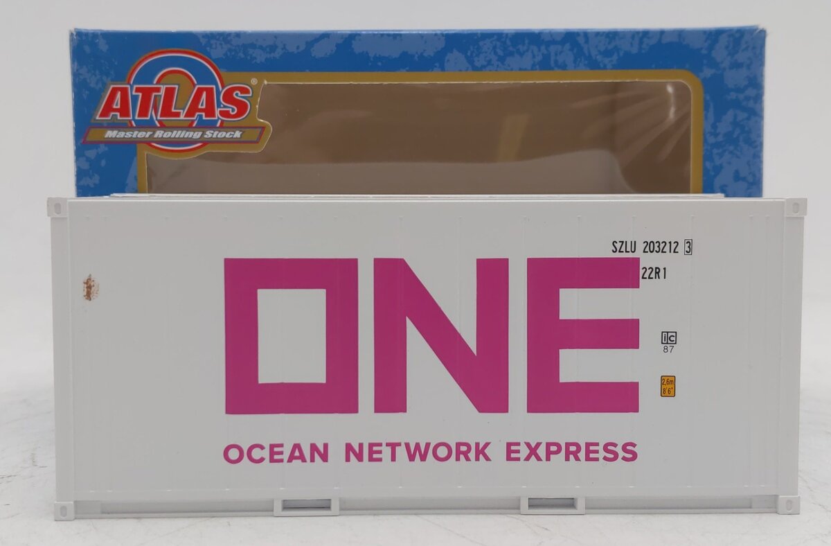 Atlas 3002234-1 O Gauge SZLU 'One' 20' Refrigerated Container #2032123 EX/Box