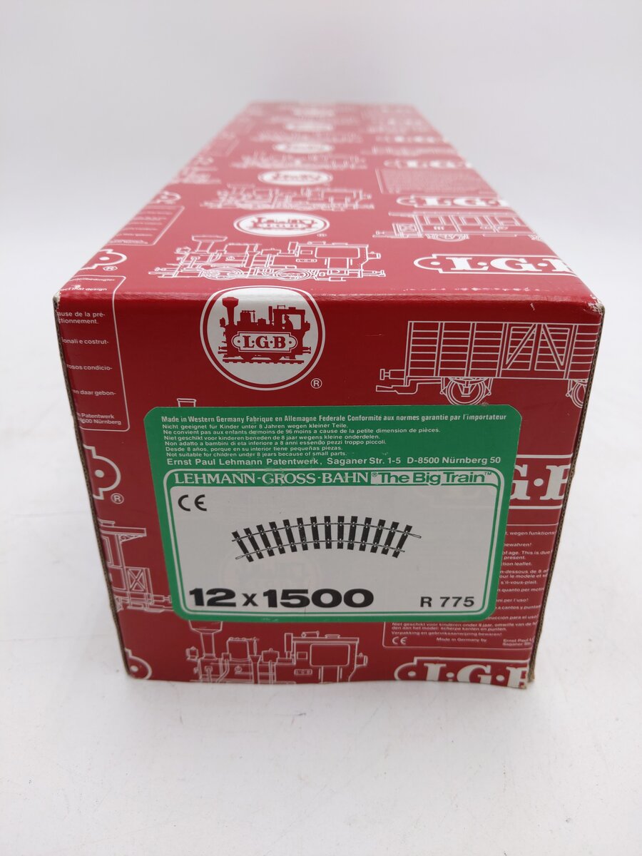 LGB 1500 G Scale Curved Track (7) EX/Box