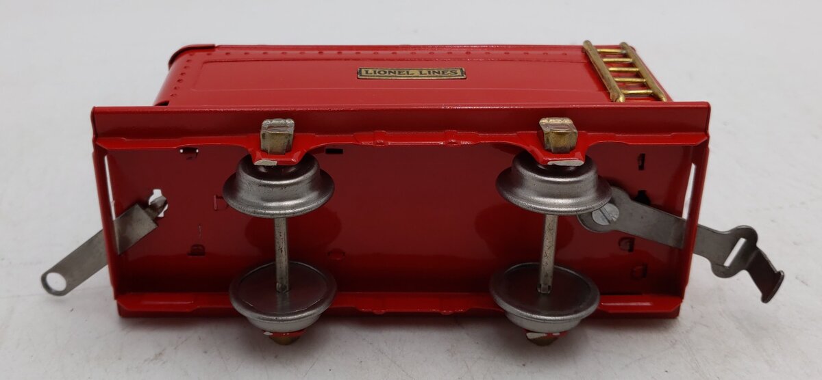 MTH 11-6056-1 O Gauge Red Tinplate Lionel Lines Tender LN