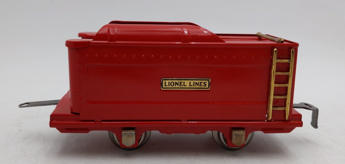 MTH 11-6056-1 O Gauge Red Tinplate Lionel Lines Tender LN