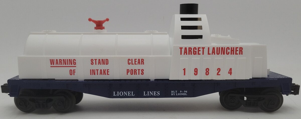 Lionel 6-19824 O Gauge U.S. Army Operating Target Launching Car #19824 EX/Box