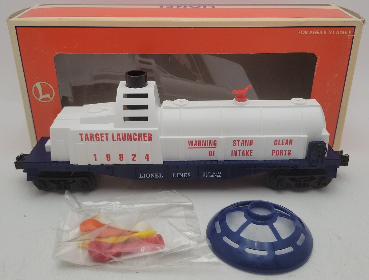 Lionel 6-19824 O Gauge U.S. Army Operating Target Launching Car #19824 EX/Box