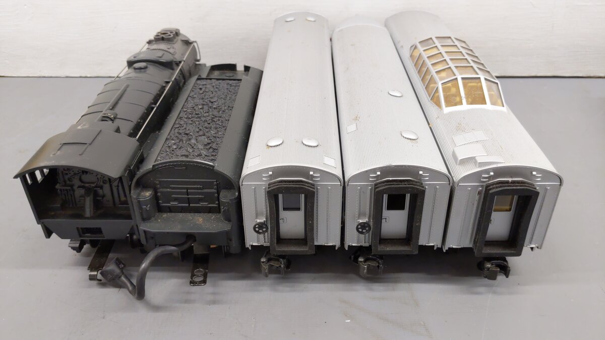 MTH 30-4087-1 PRR RailKing 6-8-6 Bantam Turbine O Gauge Steam Train Set w/PS 2.0 EX/Box