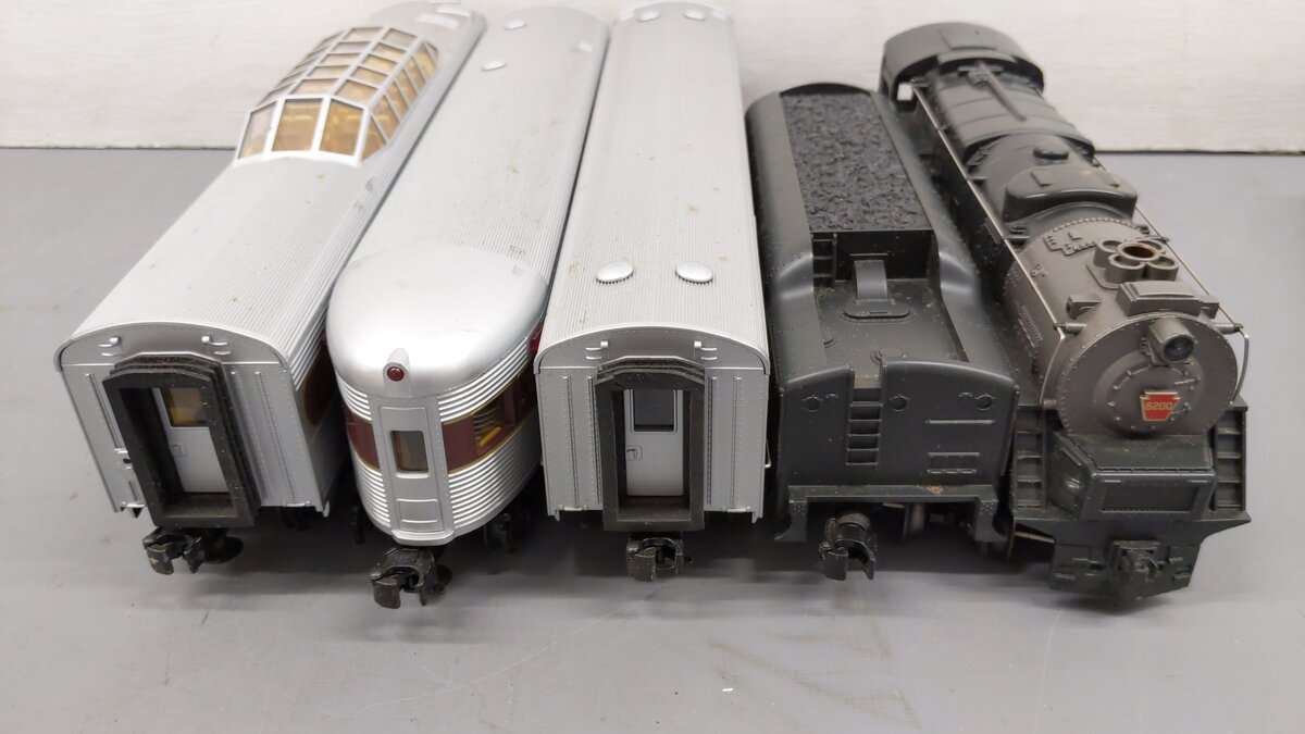 MTH 30-4087-1 PRR RailKing 6-8-6 Bantam Turbine O Gauge Steam Train Set w/PS 2.0 EX/Box