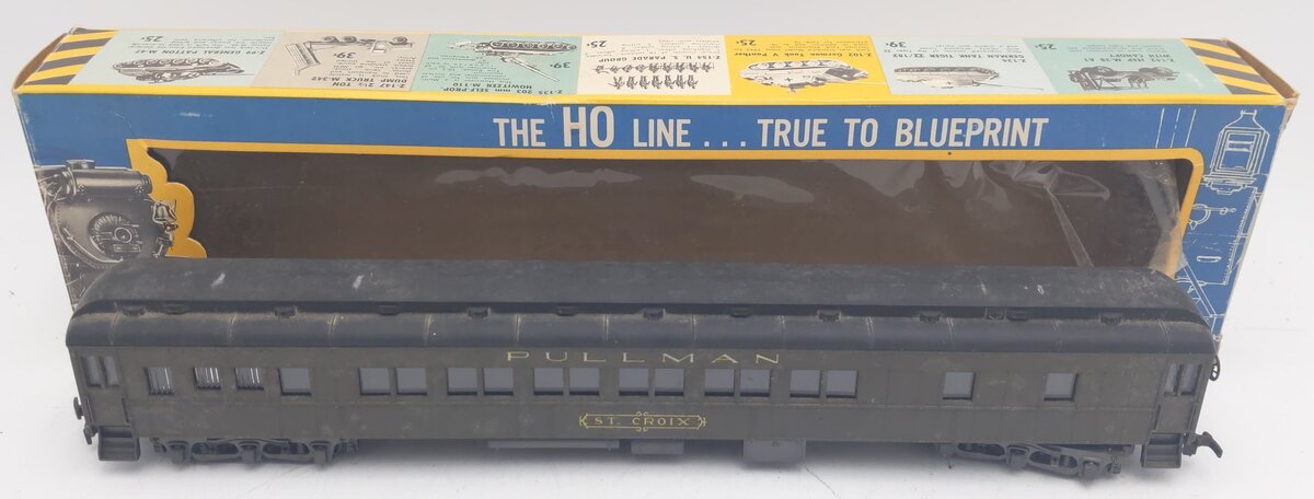 AHM 6370 HO Scale "St. Croix" Pullman Coach Car VG/Box