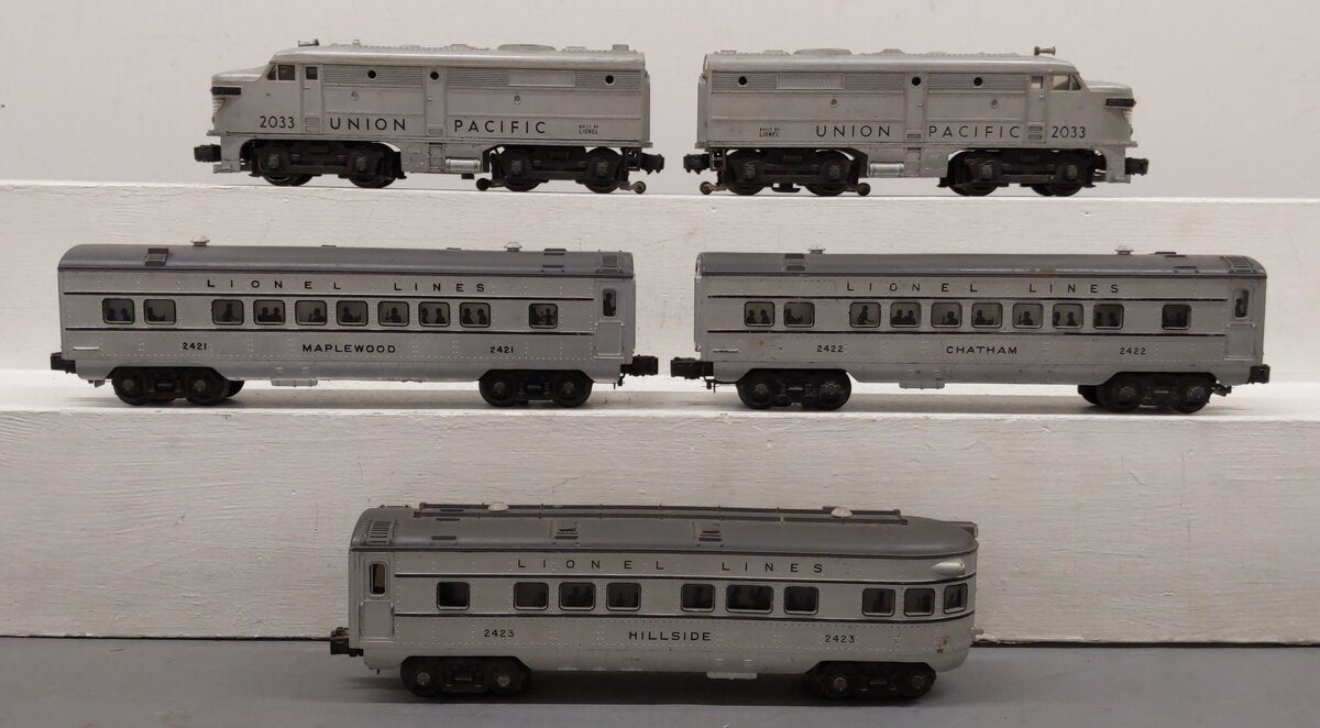 Lionel 1464W Vintage O 2032 Passenger Train Set w/ 2032AA Set, 2421, 2422 & 2423 EX