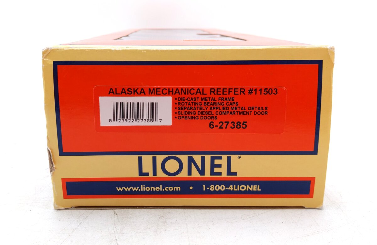 Lionel 6-27385 O Alaska Mechanical Reefer #11503 EX/Box