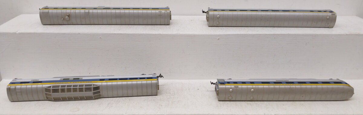 Con-Cor HO Scale Assorted Delaware & Hudson Passenger Cars [4] VG/Box