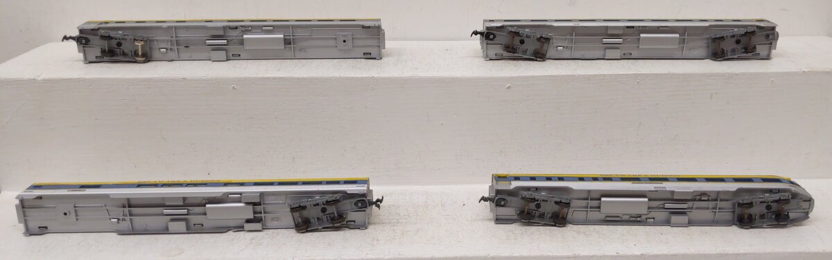 Con-Cor HO Scale Assorted Delaware & Hudson Passenger Cars [4] VG/Box