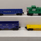 Lionel O Gauge Assorted Freight Cars [4] EX