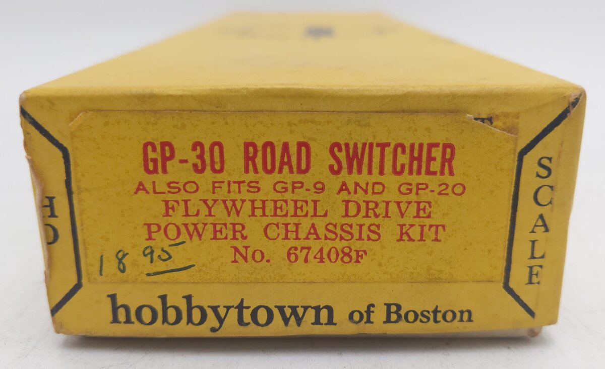 Hobbytown 67408F HO Vintage GP-30 Road Switcher Flywheel Drive Power Chassis Kit VG/Box