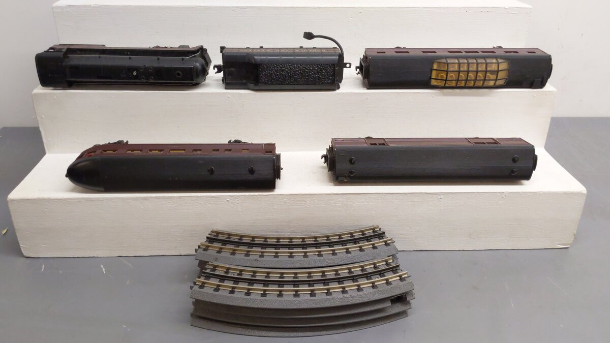 MTH 30-4036-1 O Gauge N&W 4-8-4 J Bantam Steam Passenger Train Set w/PS2 #612 EX/Box