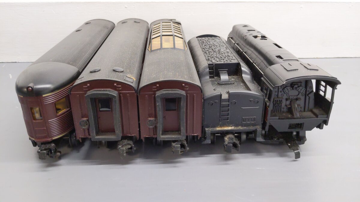 MTH 30-4036-1 O Gauge N&W 4-8-4 J Bantam Steam Passenger Train Set w/PS2 #612 EX/Box