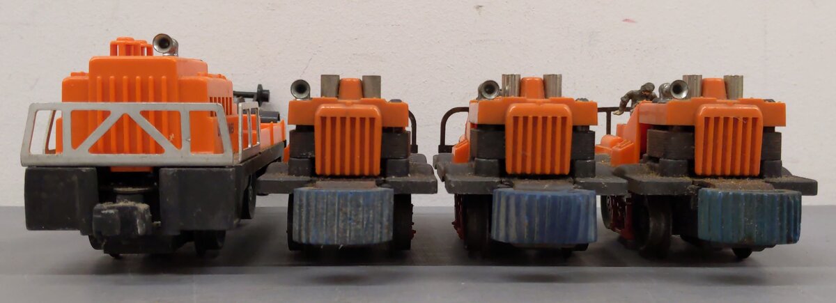 Lionel Vintage O Track Cleaning Car & Motorized Gang Cars: 50, 3927 [4] VG