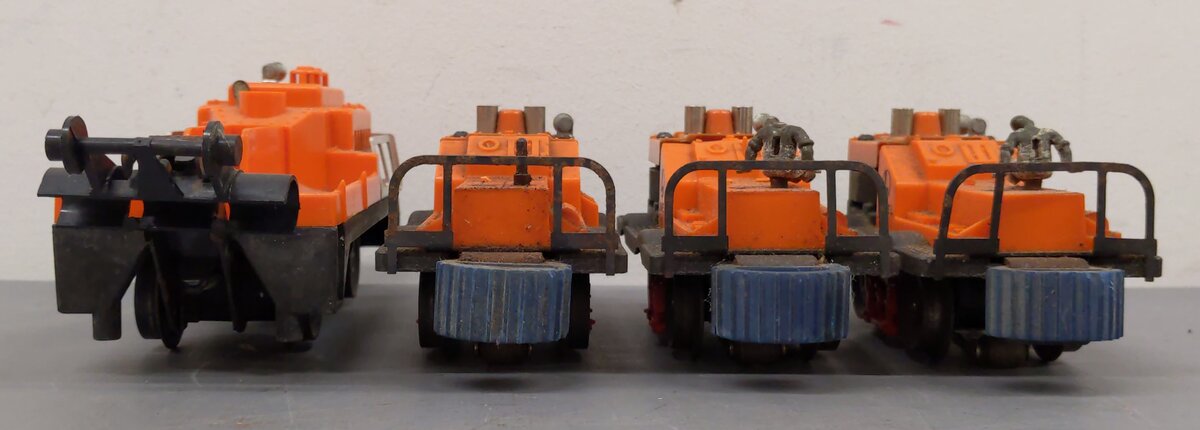 Lionel Vintage O Track Cleaning Car & Motorized Gang Cars: 50, 3927 [4] VG