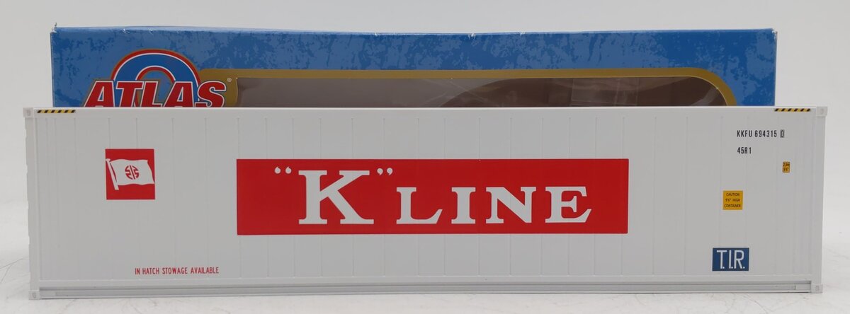 Atlas 3006354-4 O Gauge KKFU K-Line 40' Refrigerator Container #6943150 EX/Box