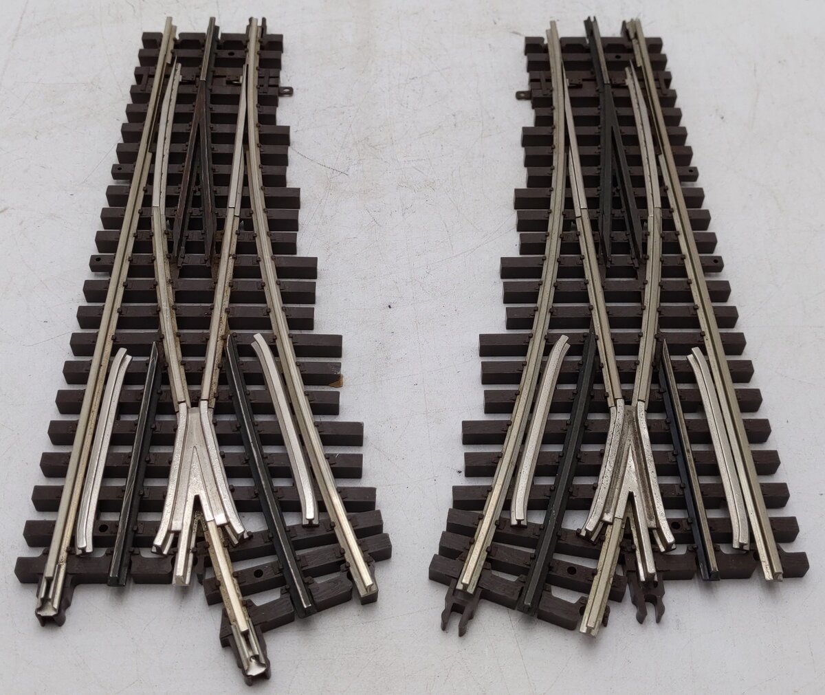 Atlas O Gauge Assorted Left and Right Switch Turnout Track Sections [2] VG