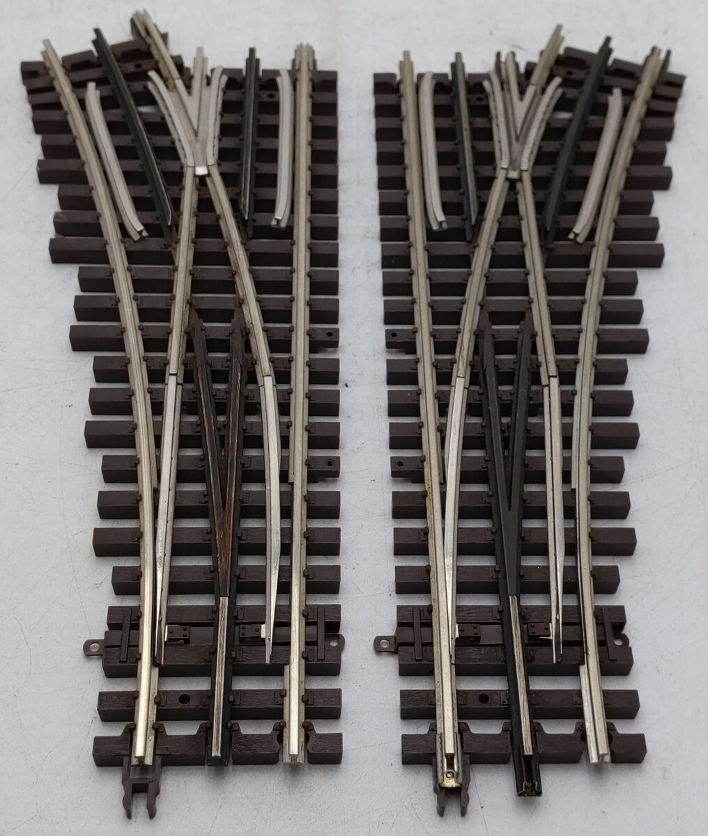 Atlas O Gauge Assorted Left and Right Switch Turnout Track Sections [2] VG