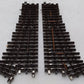 Atlas O Gauge Assorted Left and Right Switch Turnout Track Sections [2] VG