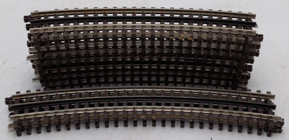Atlas O Gauge Assorted Curved Track Sections [10]