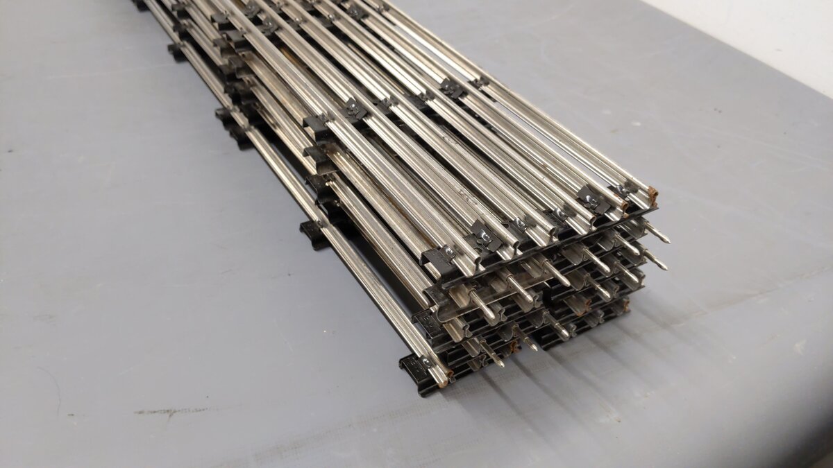 Lionel 6-65523 O Gauge 40" Straight Track Sections (10) EX