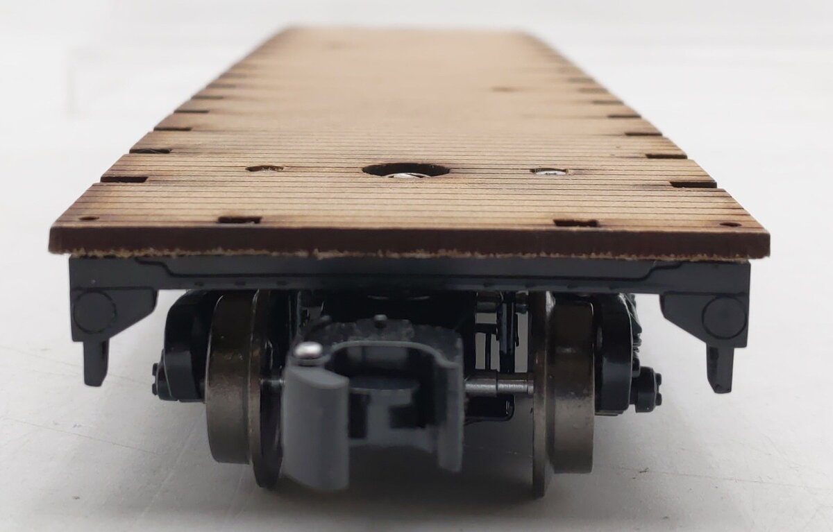 Menards 279-3059 O Gauge Burlington Northern/Santa Fe Long Flatcar #78824 EX/Box