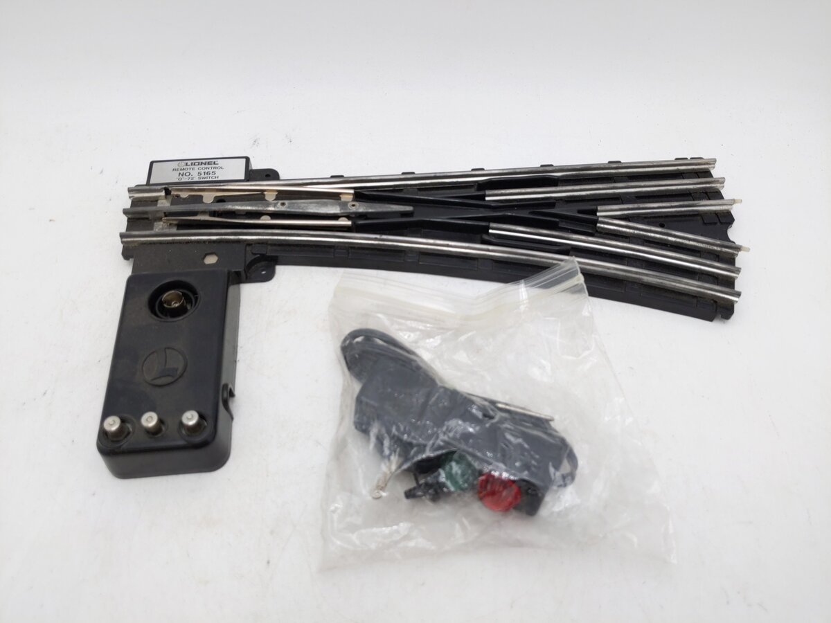 Lionel 6-5165 O72 Right Hand Remote Switch Turnout EX