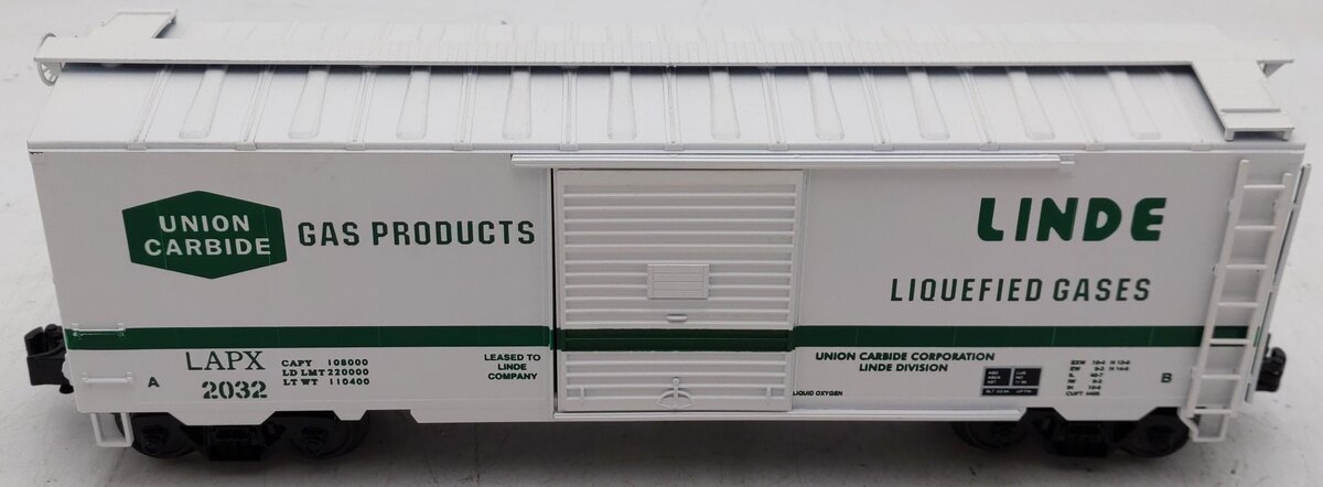 O Gauge Union Carbide Linde Boxcar #2032 EX