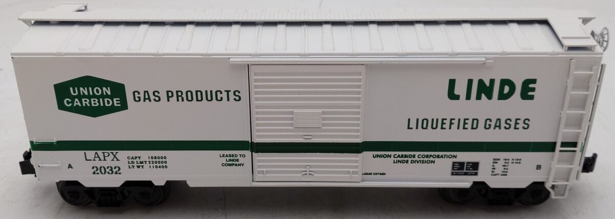 O Gauge Union Carbide Linde Boxcar #2032 EX