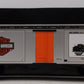 MTH 30-74293 O Gauge Harley-Davidson 40' Window Box Car with 2 2001 Road King VG/Box