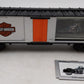 MTH 30-74293 O Gauge Harley-Davidson 40' Window Box Car with 2 2001 Road King VG/Box