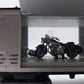 MTH 30-74293 O Gauge Harley-Davidson 40' Window Box Car with 2 2001 Road King VG/Box