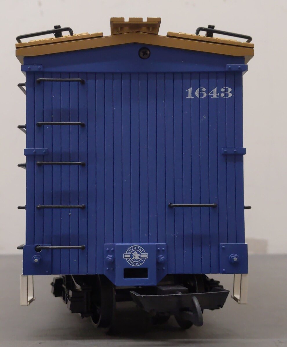USA Trains R-1643 G Scale Busch Beer Refrigerator Car #1643 EX/Box