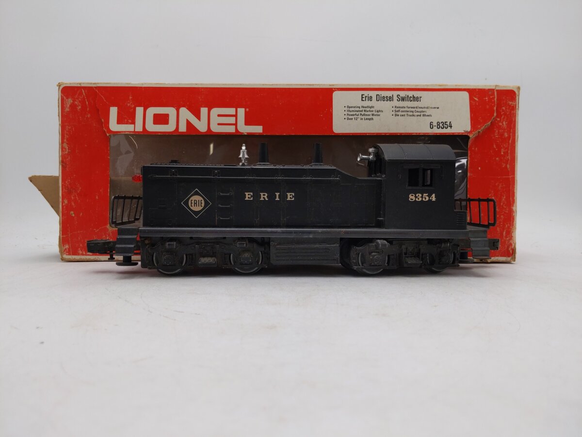 Lionel 6-8354 O Gauge Erie NW-2 Diesel Locomotive Switcher #8354 VG/Box