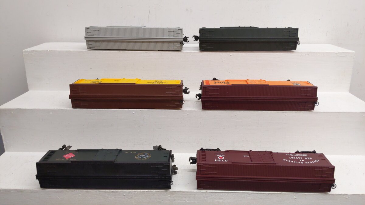 Lionel O Assorted Freight Cars 5719, 5734, 5720, 5732, 5713, 5715[6] EX/Box
