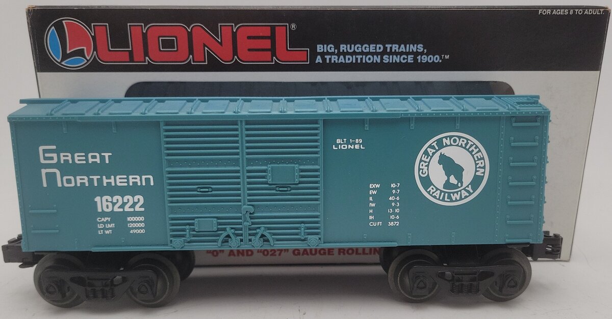 Lionel 6-16222 O Gauge Great Northern Boxcar #16222 VG/Box