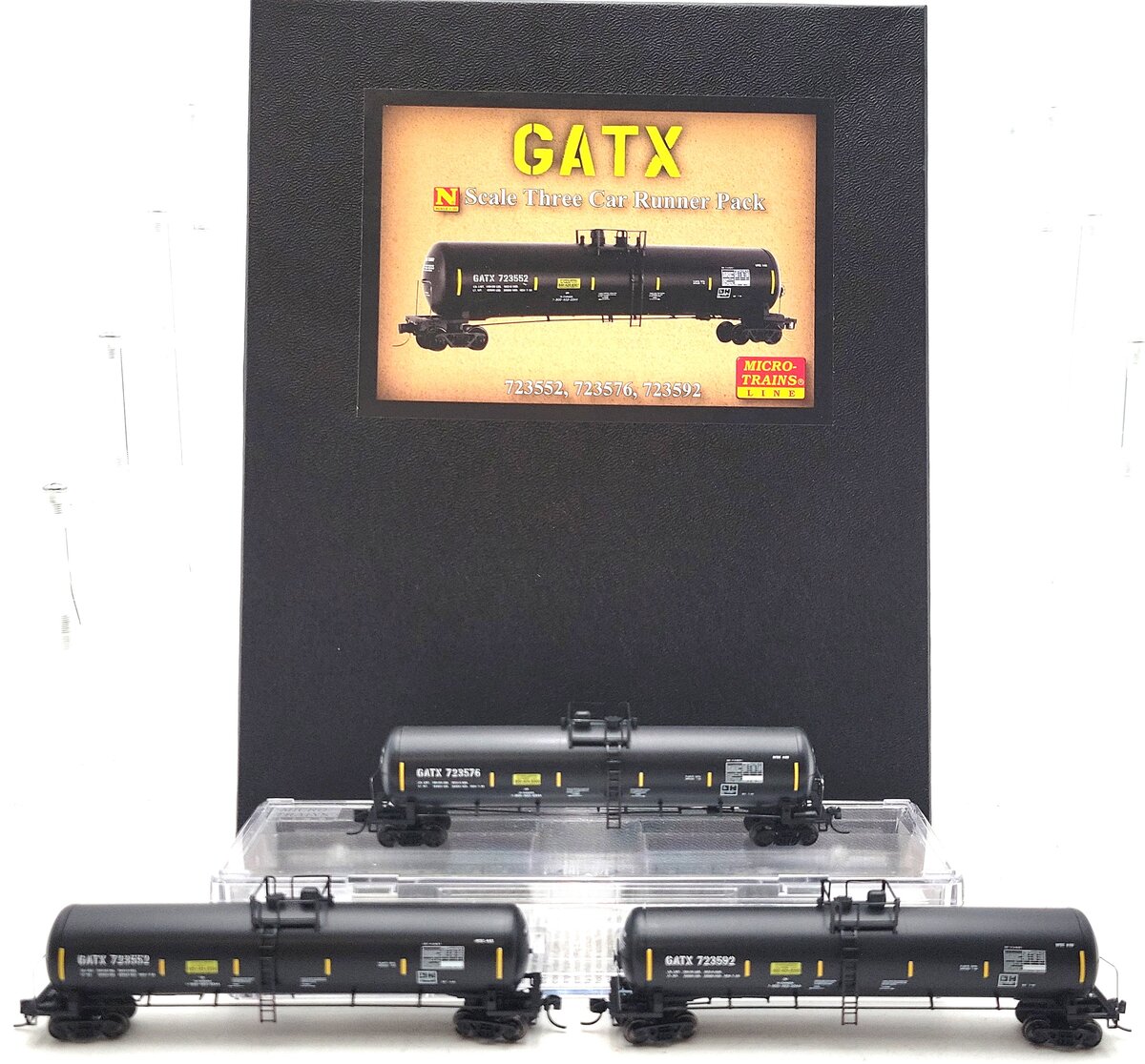 Micro-Trains 99300154 N GATX Tank Car: 723552, 723576, 723592 [3pck] EX/Box