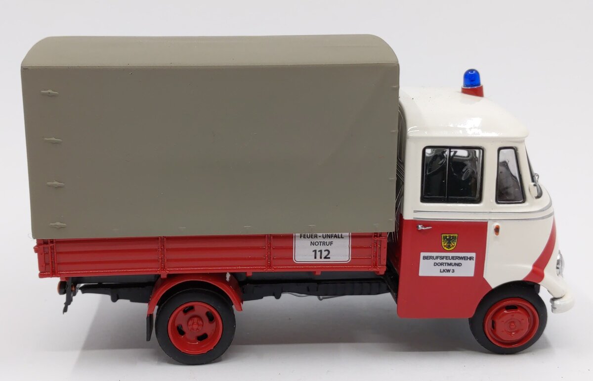 Schuco 1:43 Diecast Mercedes-Benz L319 Truck w/ Bed Cover VG