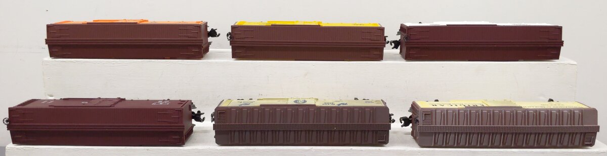 Lionel O Assorted Freight Cars 5705, 5722, 5703, 5731, 5714, 5721[6] EX/Box