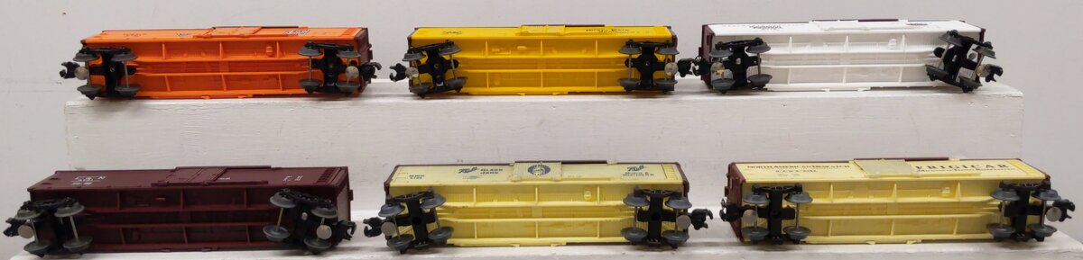 Lionel O Assorted Freight Cars 5705, 5722, 5703, 5731, 5714, 5721[6] EX/Box